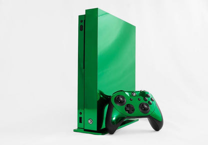 Forest Green - Vinyl Decal Mod Skin Kit by  - Compatible with Microsoft Xbox One X (XB1X)