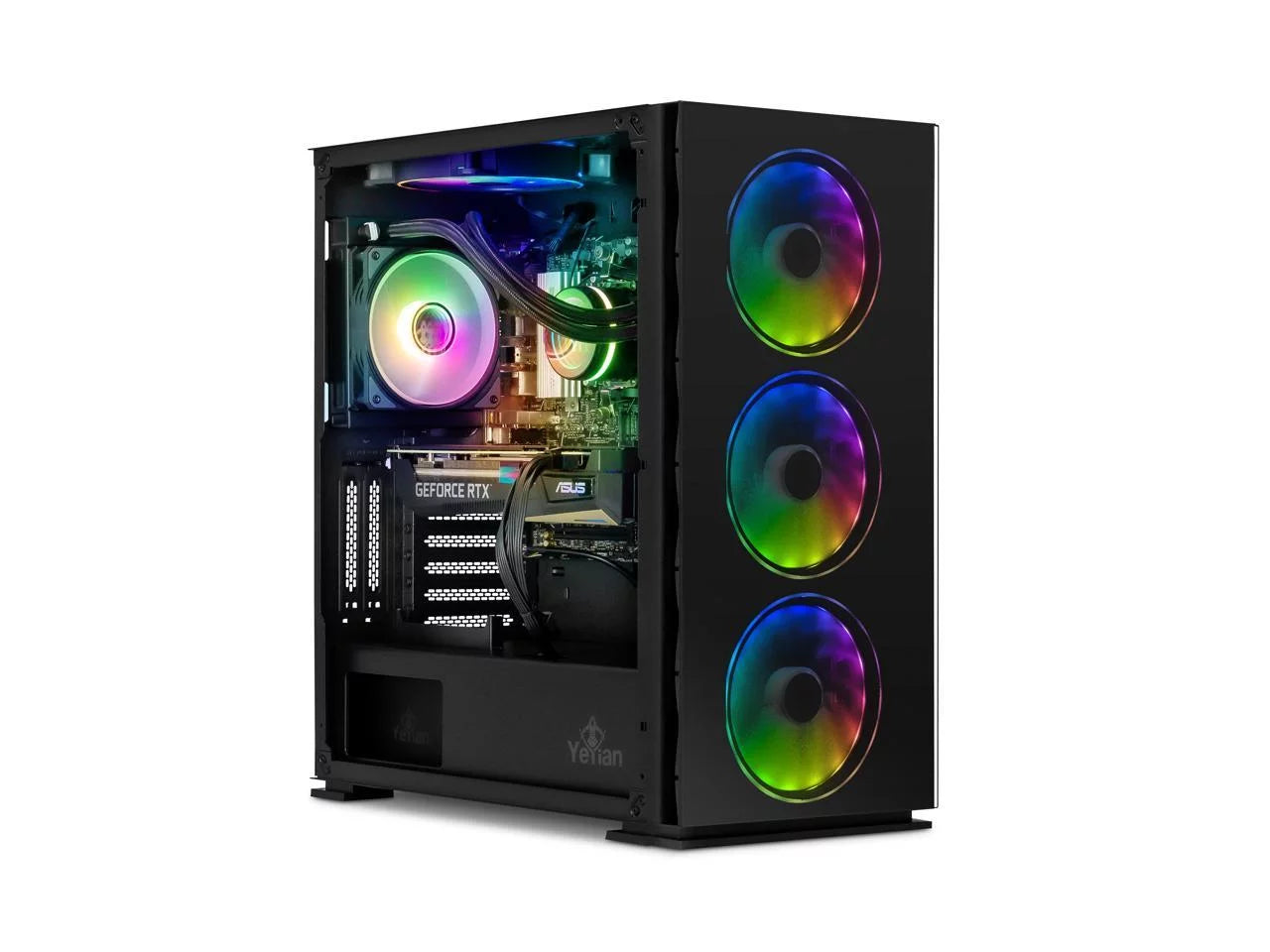 Yari Gaming Desktop PC, Intel Core I7-12700F, Nvidia RTX 4060Ti, 16GB DDR5 4800, 1TB Nvme SSD, Windows 11 Home 64-Bit, YPI-YA27F0B-46T1N