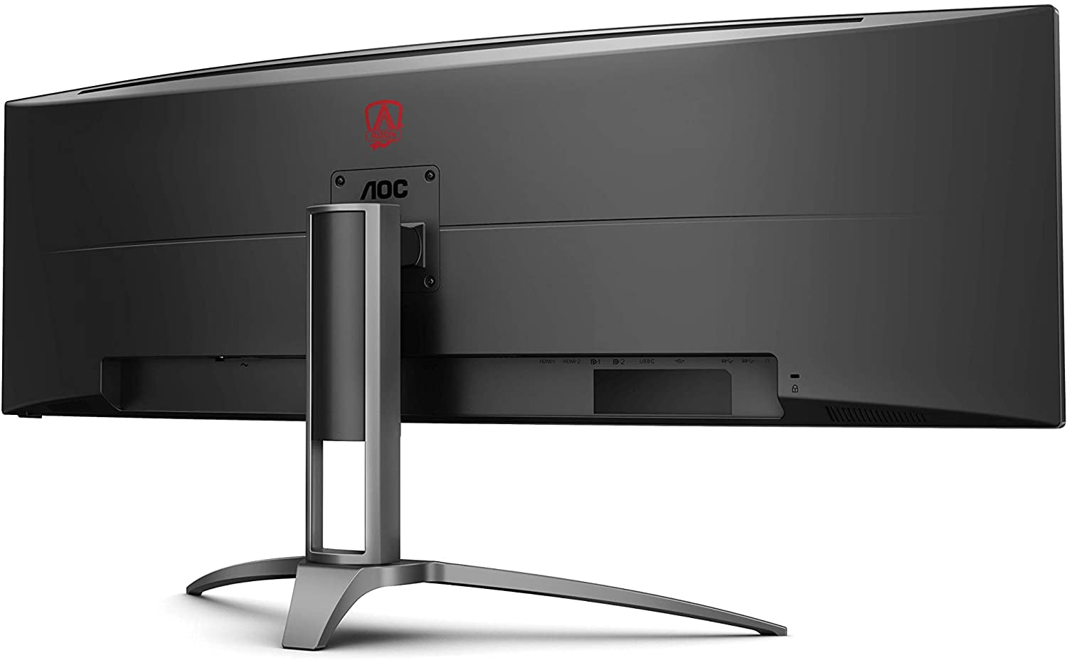 AGON Curved Gaming Monitor 49" (AG493UCX), Dual QHD 5120X1440 @ 120Hz, VA Panel, 1Ms Adaptive-Sync, 121% Srgb, Height Adjustable, 4-Yr Zero Dead Pixels Manufacturer Guarantee