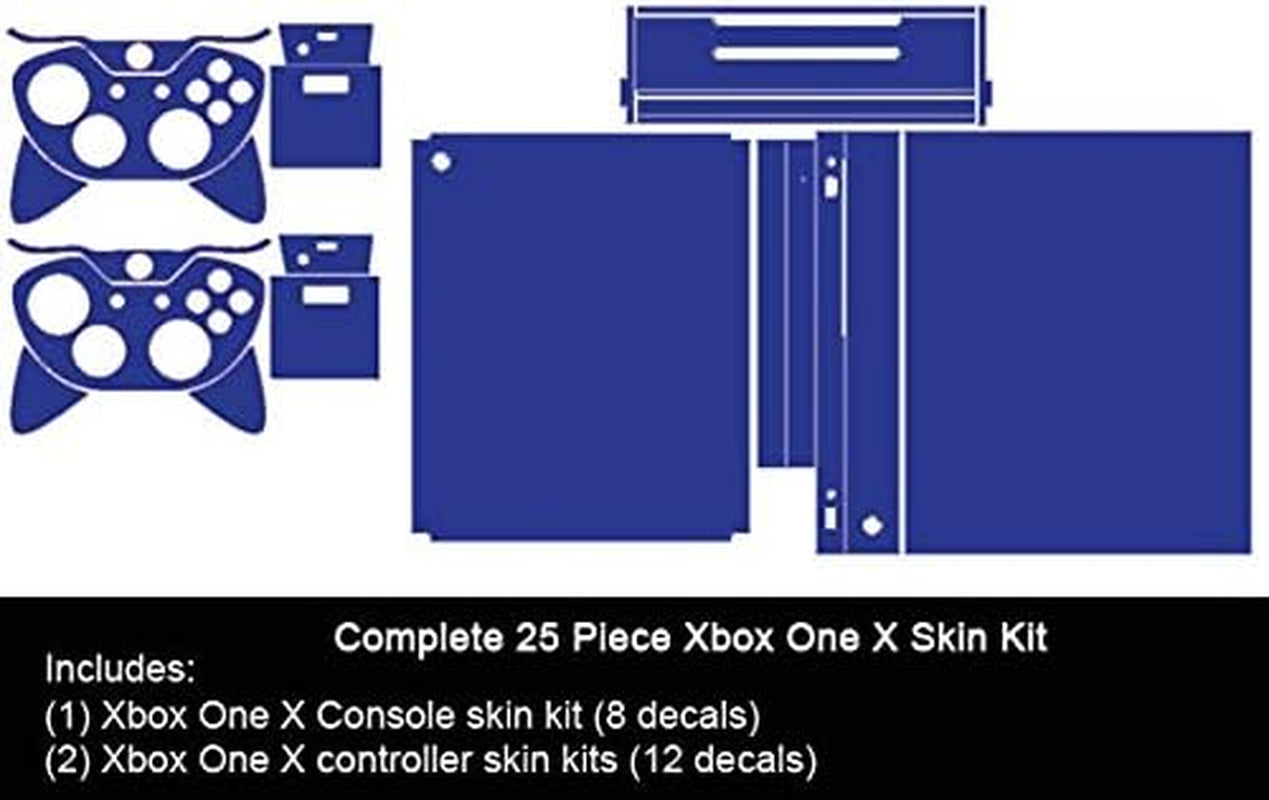 Forest Green - Vinyl Decal Mod Skin Kit by  - Compatible with Microsoft Xbox One X (XB1X)