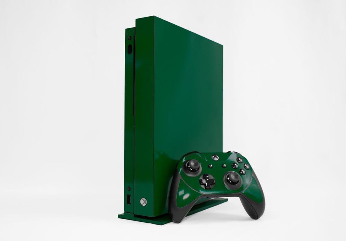 Forest Green - Vinyl Decal Mod Skin Kit by  - Compatible with Microsoft Xbox One X (XB1X)