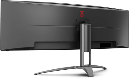 AGON Curved Gaming Monitor 49" (AG493UCX), Dual QHD 5120X1440 @ 120Hz, VA Panel, 1Ms Adaptive-Sync, 121% Srgb, Height Adjustable, 4-Yr Zero Dead Pixels Manufacturer Guarantee