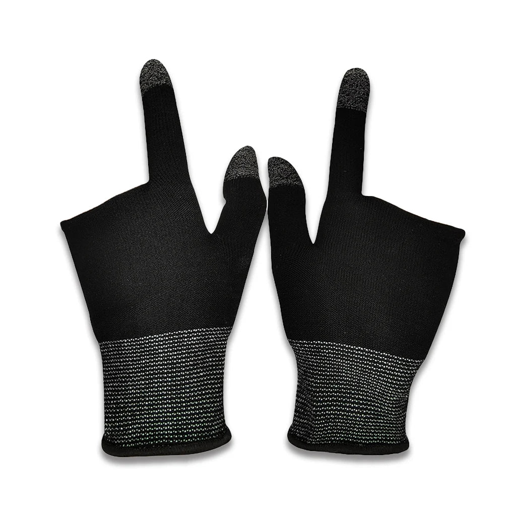 2Pcs Finger Thumb Sleeve Gloves for Gamer Non-Scratch Portable Mobile Gaming Gloves Gaming Accessories Comfortable Sweat Proof