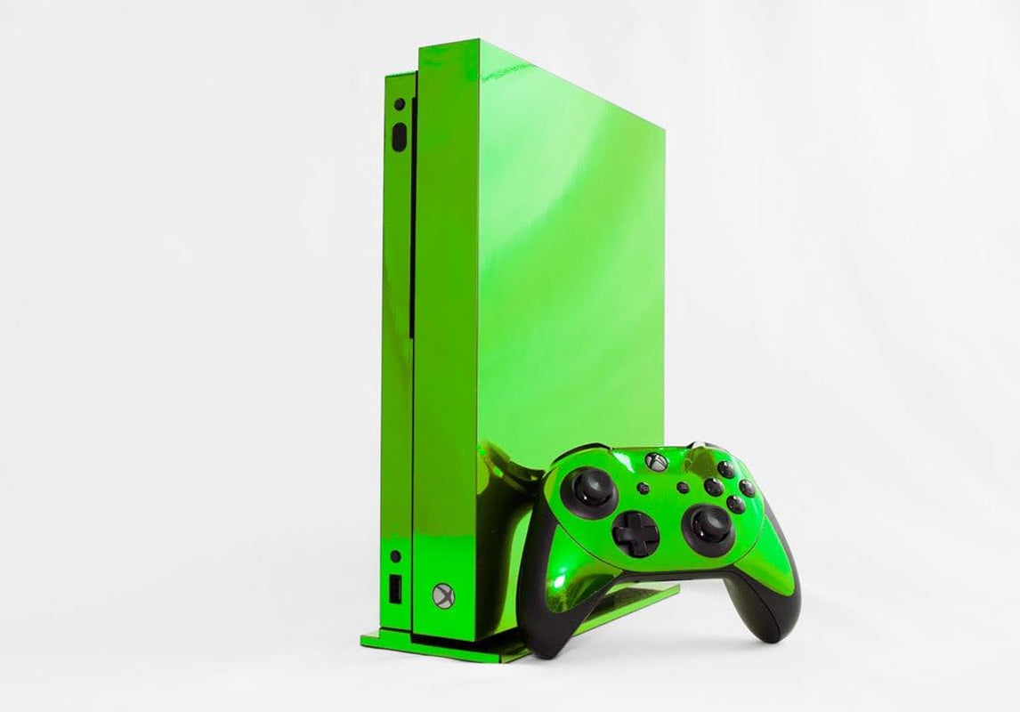 Forest Green - Vinyl Decal Mod Skin Kit by  - Compatible with Microsoft Xbox One X (XB1X)