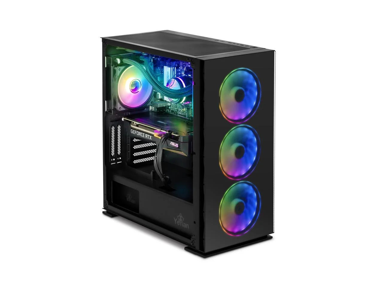 Yari Gaming Desktop PC, Intel Core I7-12700F, Nvidia RTX 4060Ti, 16GB DDR5 4800, 1TB Nvme SSD, Windows 11 Home 64-Bit, YPI-YA27F0B-46T1N