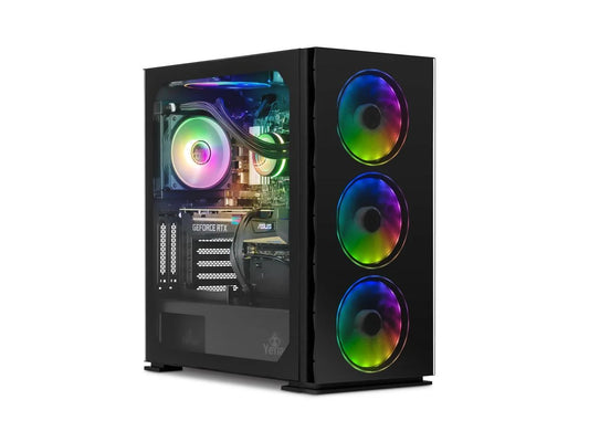 Yari Gaming Desktop PC, Intel Core I7-12700F, Nvidia RTX 4060Ti, 16GB DDR5 4800, 1TB Nvme SSD, Windows 11 Home 64-Bit, YPI-YA27F0B-46T1N