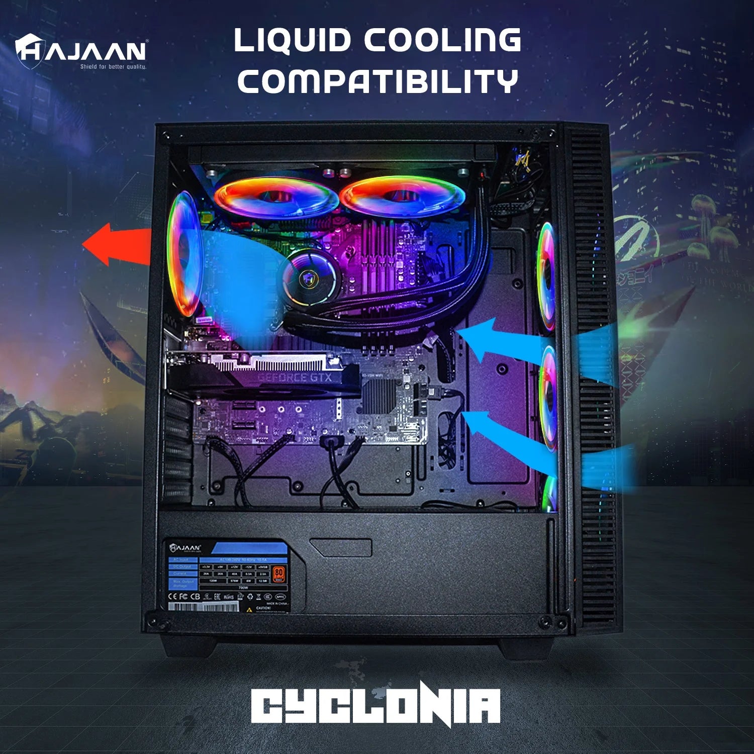 Prebuilt Gaming PC | Liquid Cooled | 12Th Gen Intel Core I7-12700F 12-Core Processor | Geforce RTX 3050 8GB Graphics | 16GB DDR4 RAM | 1TB Nvme SSD | 11AC Wi-Fi | Windows 11 Pro